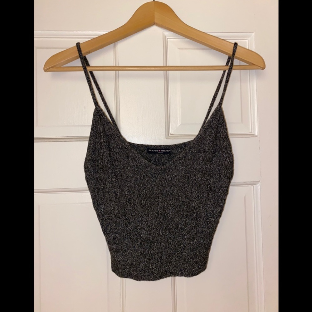 Brandy Melville dark grey tank